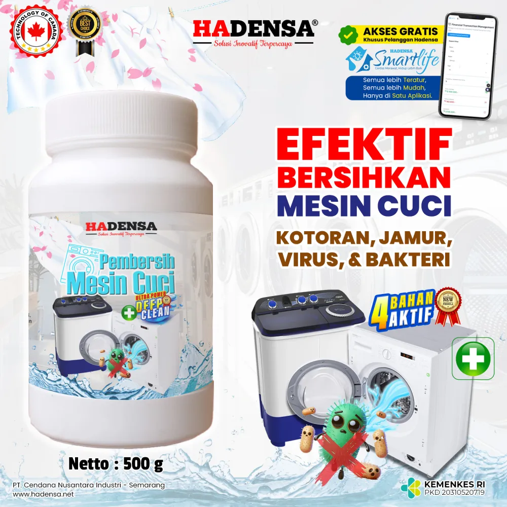 Pembersih Mesin Cuci DeepClean Xpert Bersihkan Kotoran, Jamur, Bakteri (500 g)