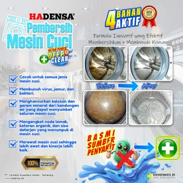 Pembersih Mesin Cuci DeepClean Xpert Bersihkan Kotoran, Jamur, Bakteri (500 g)