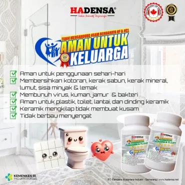 Pembersih Keramik, Toilet, Aluminium (Tanpa Bahan Kimia Berbahaya)