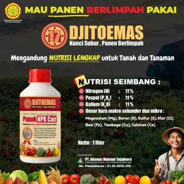 Pupuk NPK Cair Djitoemas 11% (1 liter)