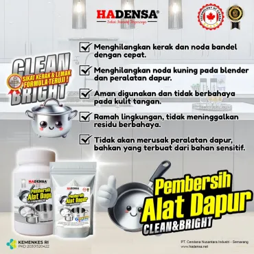 Pembersih Alat Dapur Clean & Bright Bersihkan Kerak Gosong dan Noda (500 g)
