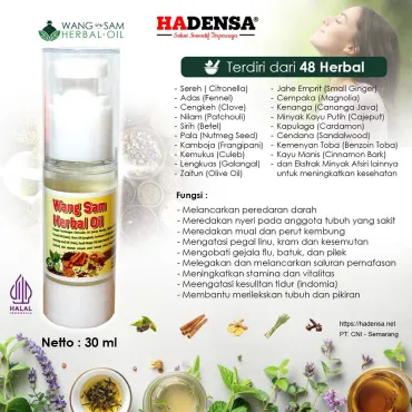 Wang Sam Herbal Oil