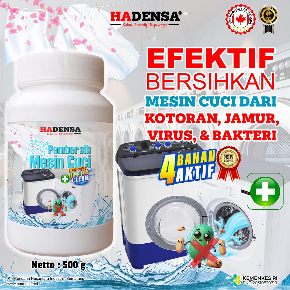 Pembersih Mesin Cuci DeepClean Xpert Bersihkan Kotoran, Jamur, Bakteri (500 g)